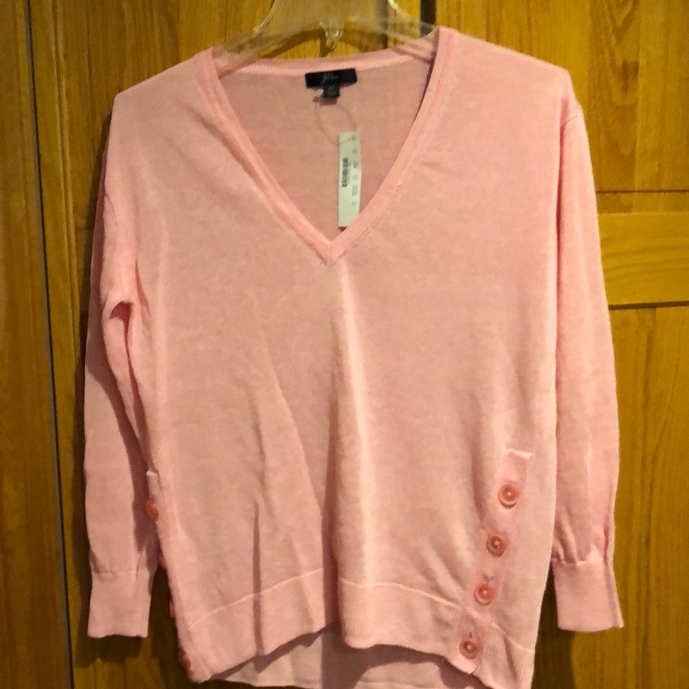 New w Tags J. Crew linen sweater